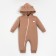 Combineson with a hood of crumbs, I am Basic Line, height 80-86 cm, brown