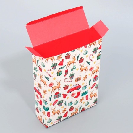 Folding box "Happy New Year!", 21x 15 x 5 cm, New Year-3
