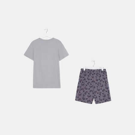 Pajama men's kaftan "feat" R.54, gray-8