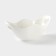 Porcelain salad bowl on the bamboo stand Bellatenero, 800 ml, white color