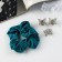 Hair set "Jesse" (elastic band 7 cm, 3 crab 2 cm) Green