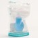 Children's nasal aspirator, with a cap, blue color