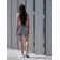 Women's shorts ise, size 46 cm, gray color