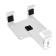 Universal bracket for game consoles, wall, white