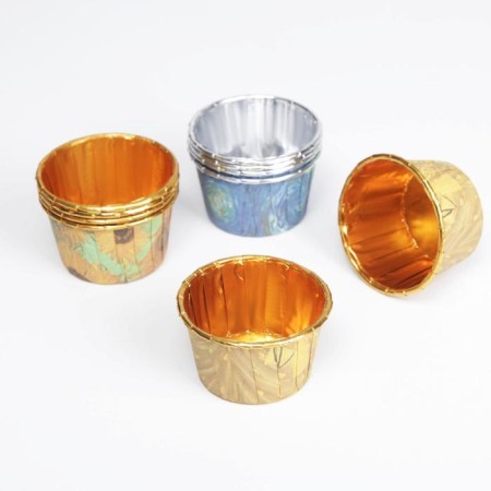 Form for baking cupcakes and cupcakes, confectionery packaging, “art”, mix, 7 x 4 x 5 cm