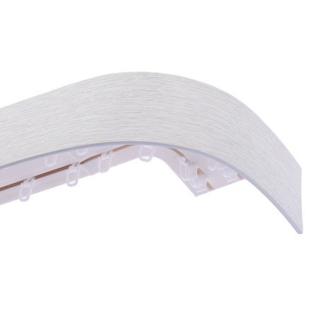 Three -cereal cornice "Ultracompact. Classic ", 240 cm, with a decorative strip 7 cm, the color is blond oak