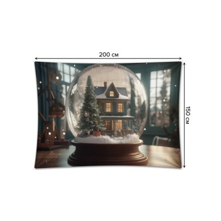 Decorative panel with photo printing "Magic ball", horizontal, size 150x200 cm-1