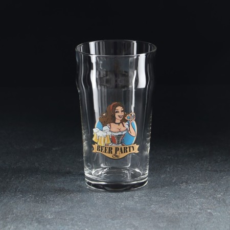 Glass glass for beer "Pale-El", 570 ml, MIX drawing-2