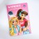 Set: notebook - coloring, crayons 4 pcs. "For a cool girl"