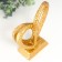 Polystone souvenir "Two hearts in one" gold 20.5x17x7 cm