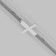 Direct Connector for the built-in track system Technical tra002C-11W, 8x6x2 cm, white color