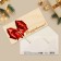 An envelope for money with a wooden element "Congratulations!" Bant, 16.5 x 8 cm