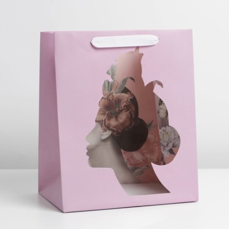 Gift package laminated with a plastic window, packaging, Lily, 30.5 x 25 x 17.5 cm-2