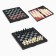 Board game 3 in 1 "Zuk": backgammon, chess, checkers, magnetic board 24.5 x 24.5 cm