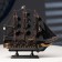 Ship "Merry Roger", black sails, 24 × 6 × 22 cm