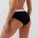 Set of panties slips minku ribbone size 44-46, black color, 3 pcs