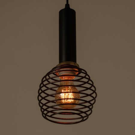 Bayerlux lamp "Berto" E27 40W Black Service 14x14x30-130 cm-3