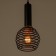 Bayerlux lamp "Berto" E27 40W Black Service 14x14x30-130 cm