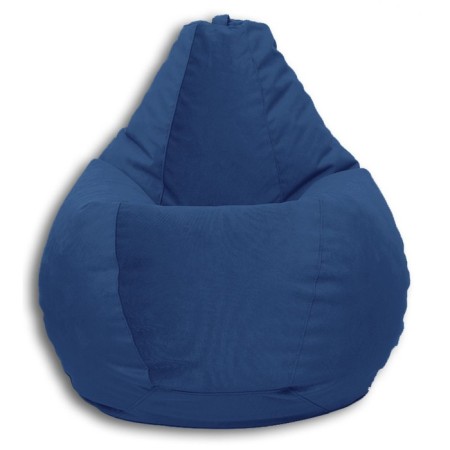 Mear-bag “Pear” Positive Real a, size m, diameter 70 cm, height 90 cm, velor, blue color