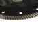 Disk diamond cutting tundra pro, increased resource, Turbo, dry cut, 230 x 22 mm