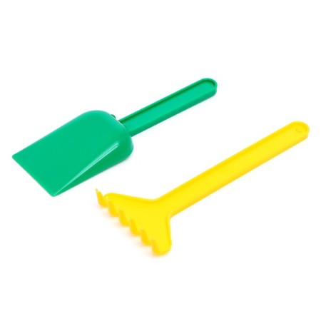 Set for sandboxes, scoop and rake, mix color-1