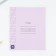 Notebook of 12 sheets in the slanting line “September 1: minimalism”, covered cardboard, block No. 1, 5 types of mix