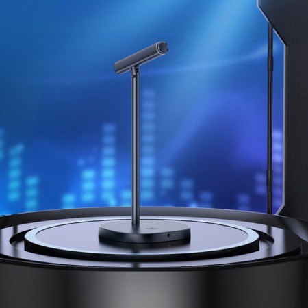 USB microphone Hoco L16, desktop, 3.5 mm connector, black-7