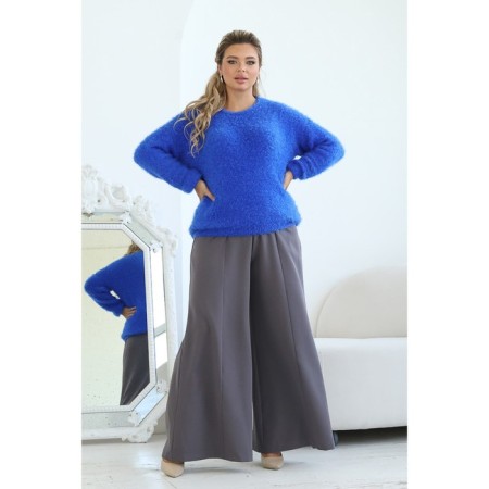 Female jumper, size 52, blue color-5