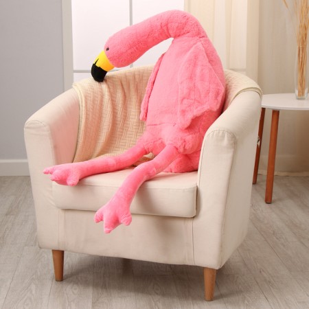 Soft toy "Flamingo", 160 cm, pink color-4