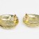 Earrings Metal "Style" shell, color gold