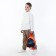 Baby backpack 21*9*23, lightning department, racing car city, orange