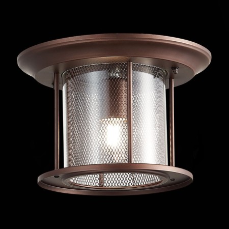 Street Ceiling ST LUCE lamp. SL080.402.01. Lastero. 1x60 W, E27, 28x28x18.2 cm, color dark coffee-1