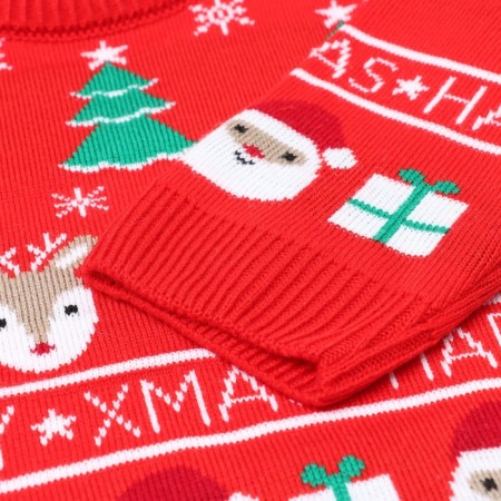 Knitted crumb set "XMAS" Growth 86-92 cm-5
