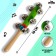 Toy with bells "Funny Melody", green color