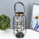 Nightlight "flowers" LED from AAA batteries black 14x14x27 cm Risalux