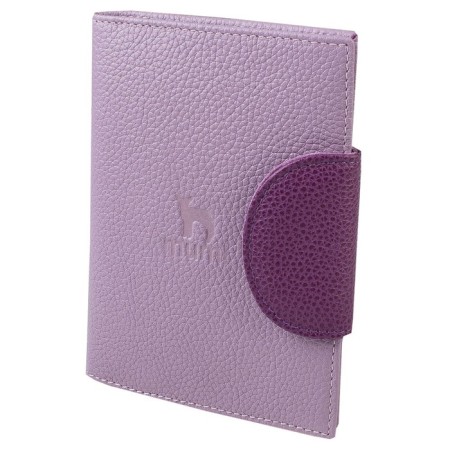 Cover for auto documents on the button, lilac color