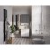 Tumbling under the Aquaton sink Scandil Doors, 70 cm, white gloss color, oak Verona