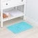 Fluffing shaft rug, 40 × 60 cm, blue color