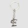 A keychain for keys is the letter “only for you. E ", 8 x 3 cm