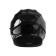 The helmet integral with two visors, size M (57-58), BLD-M67E model, black glossy
