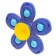 Twal for a bath on a suction cub "Lovely animals", mix