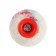 Mini-leaf scrap, polyester thread, 75 mm, handle d = 6 mm, d = 16 mm, pile 12 mm