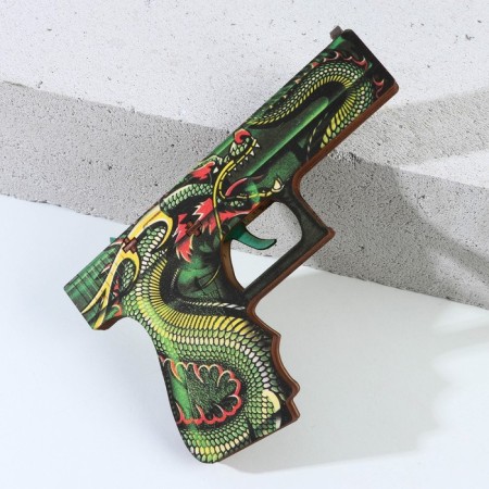 Souvenir weapon Pistol "Dragon", length 19.8 cm-3