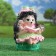 Garden figure "Hedgehog with a book" 25x17cm