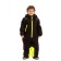 Combineson for children, black/neon color, height 98 cm