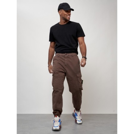 Cargo jeans men, size 44-46, brown color-9
