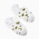 Women's socks minku "heart", white color, size 36-37 (23 cm)