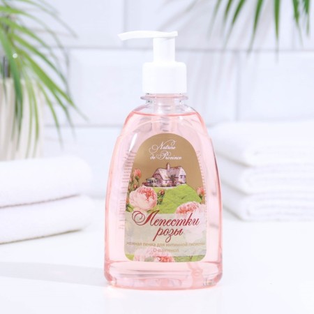 Delicate foam for intimate hygiene rose petals, 300 ml