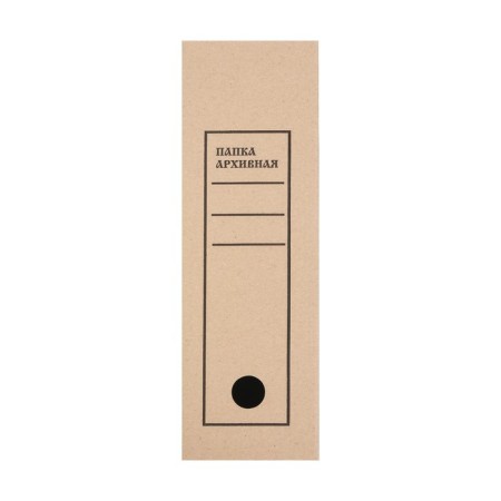 Archive folder with Calligrata ties, microgofrotcard, 100 mm, up to 900 sheets, brown-3
