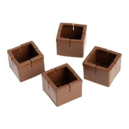 Furniture rubber pad felt, square, d = 30-35 mm, 4 pcs